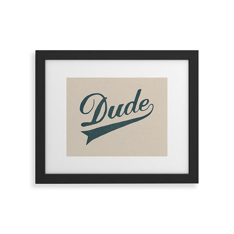 Florent Bodart Dude Framed Art Print