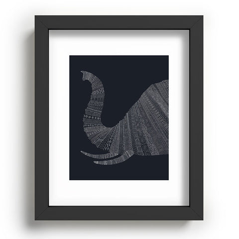 Florent Bodart Elephant I Blue Recessed Framing Rectangle