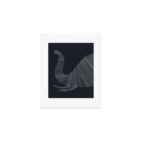 Florent Bodart Elephant I Blue Art Print
