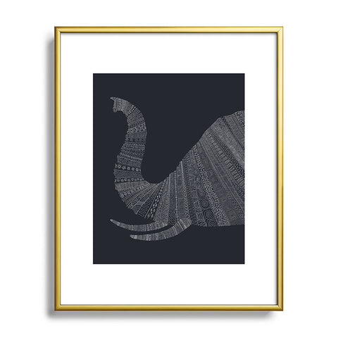 Florent Bodart Elephant I Blue Metal Framed Art Print