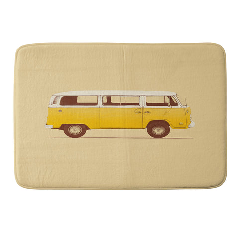 Florent Bodart Famous Cars 1 Memory Foam Bath Mat