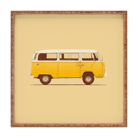 Florent Bodart Famous Cars 1 Square Tray