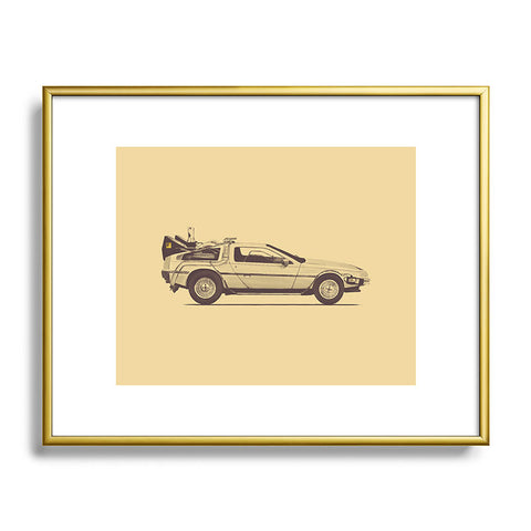 Florent Bodart Famous Cars 3 Metal Framed Art Print