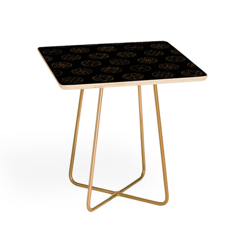 Florent Bodart Geocircles Golden Side Table