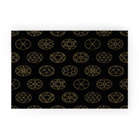 Florent Bodart Geocircles Golden Welcome Mat