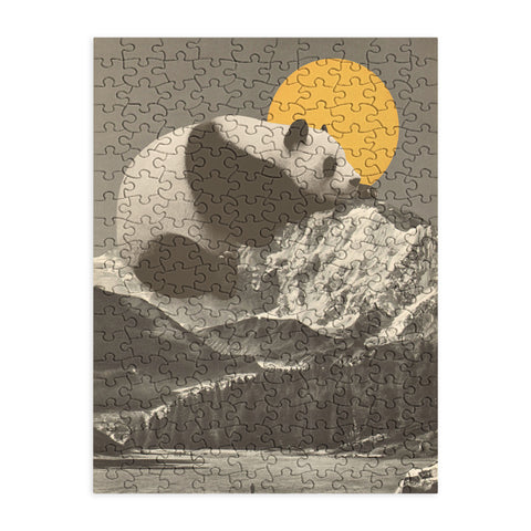 Florent Bodart Giant Panda on Mountains Puzzle