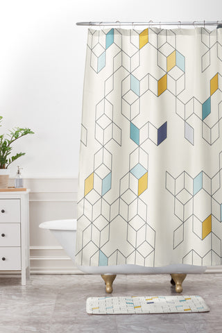 Florent Bodart Keziah Day Shower Curtain And Mat