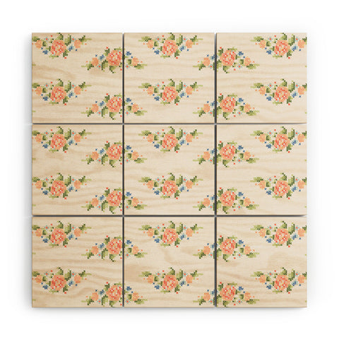 Florent Bodart Kitsch pattern Wood Wall Mural