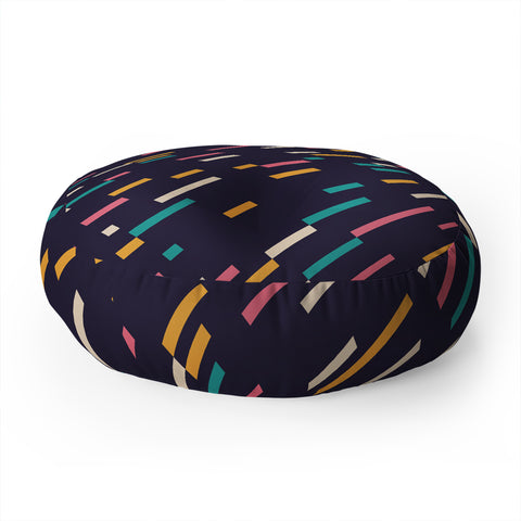 Florent Bodart Lines and Lines Floor Pillow Round