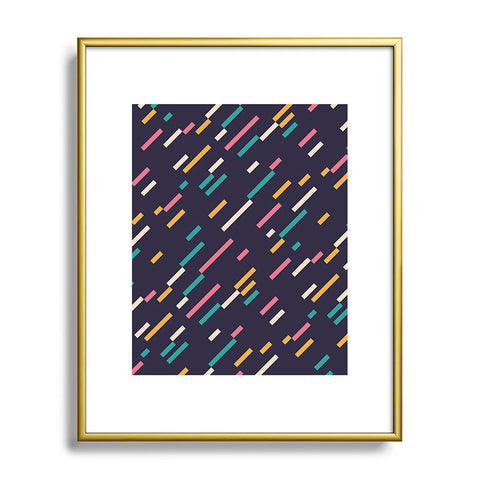 Florent Bodart Lines and Lines Metal Framed Art Print