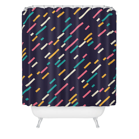 Florent Bodart Lines and Lines Shower Curtain