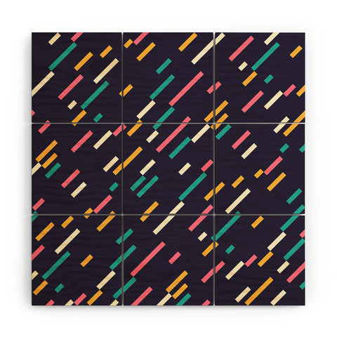 Florent Bodart Lines and Lines Wood Wall Mural