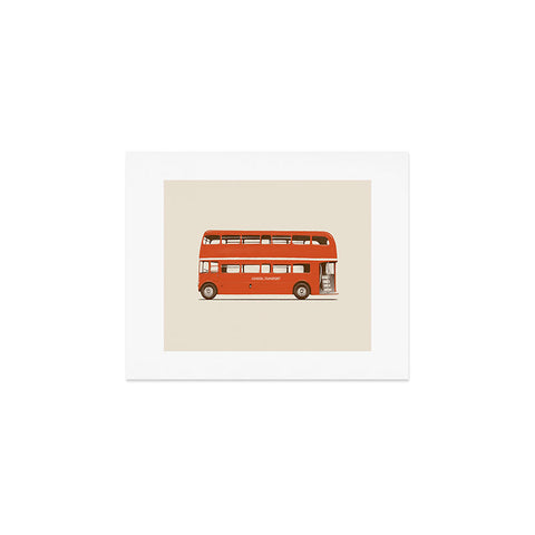 Florent Bodart London Bus Art Print