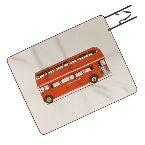 Florent Bodart London Bus Picnic Blanket