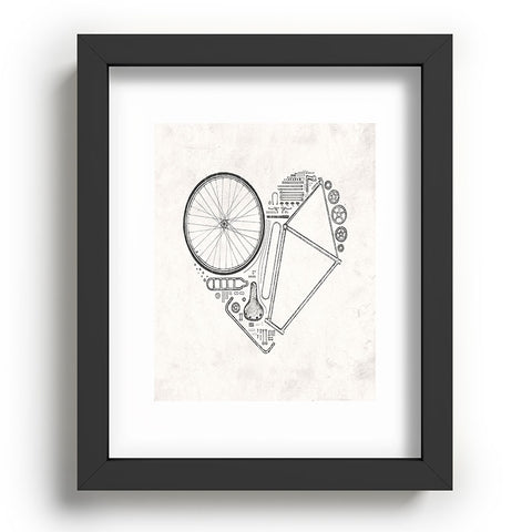 Florent Bodart Love Bike Recessed Framing Rectangle