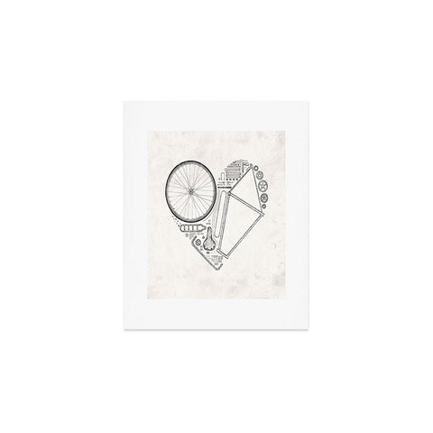 Florent Bodart Love Bike Art Print