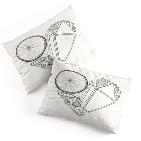 Florent Bodart Love Bike Pillow Shams
