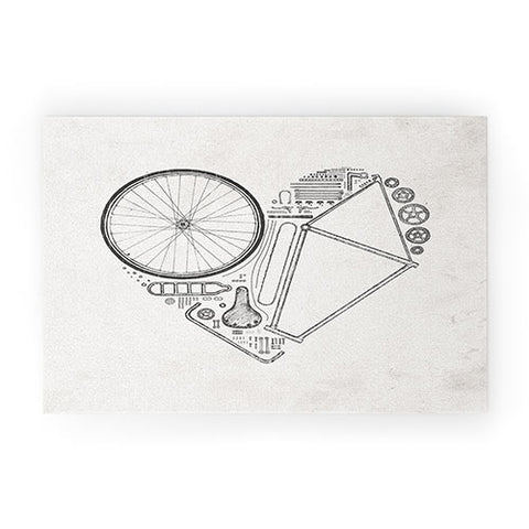 Florent Bodart Love Bike Welcome Mat