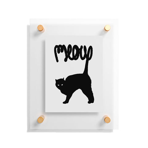 Florent Bodart Meowww Floating Acrylic Print