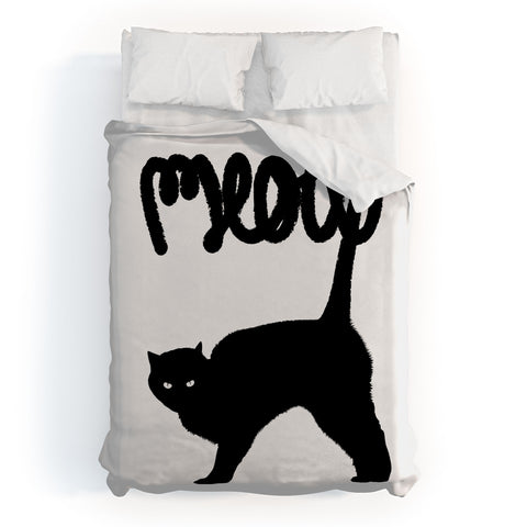 Florent Bodart Meowww Duvet Cover