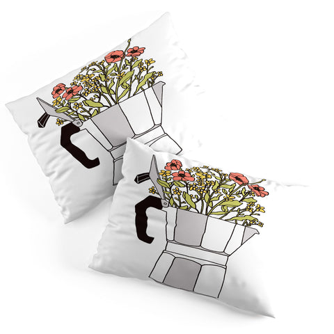 Florent Bodart Moka Flowers Pillow Shams
