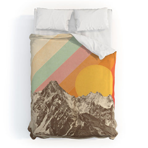 Florent Bodart Mountainscape 1 Duvet Cover