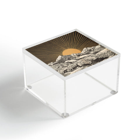 Florent Bodart Mountainscape 6 Night Sun Acrylic Box
