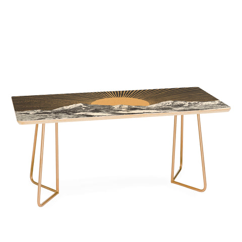 Florent Bodart Mountainscape 6 Night Sun Coffee Table
