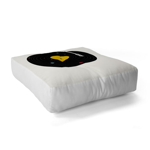 Florent Bodart Music Everywhere Floor Pillow Square