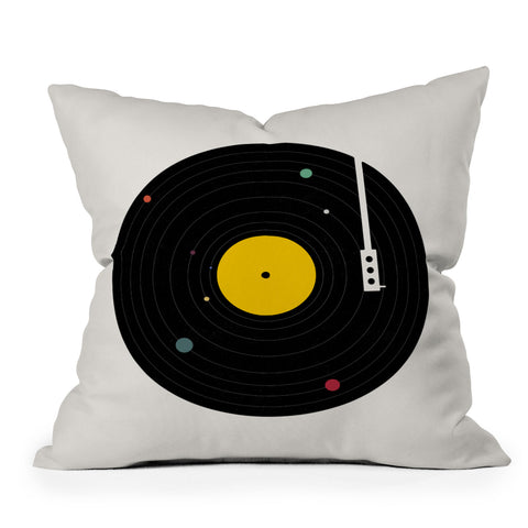 Florent Bodart Music Everywhere Throw Pillow