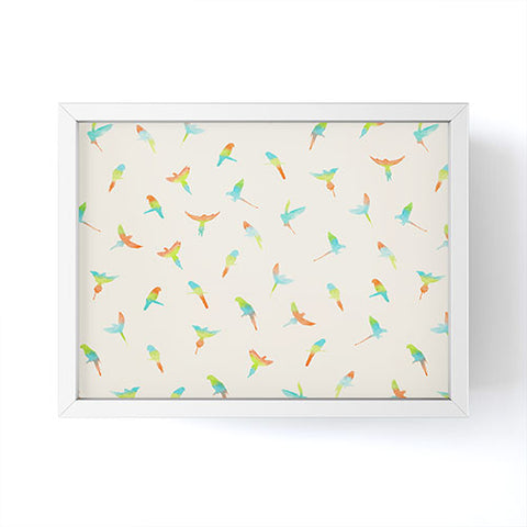 Florent Bodart Papagei Framed Mini Art Print
