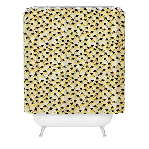 Florent Bodart Penguins Shower Curtain