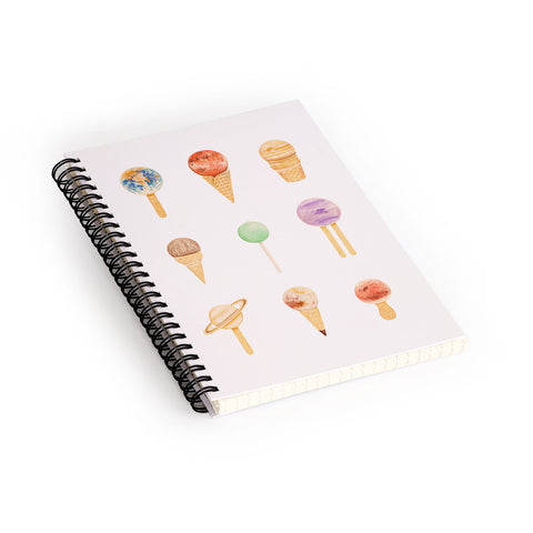 Florent Bodart Planetarium Sugarium Spiral Notebook