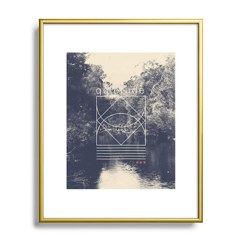Florent Bodart Quietude Metal Framed Art Print