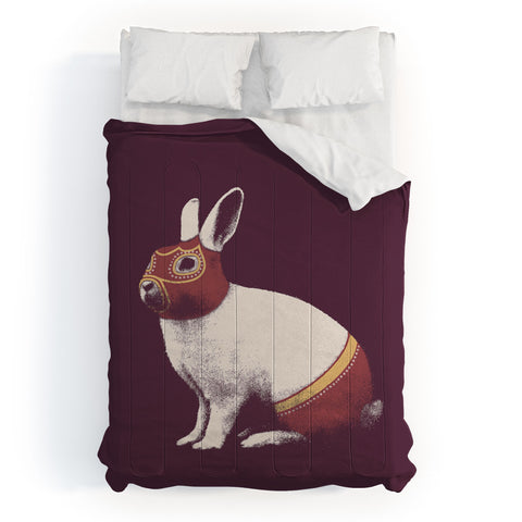 Florent Bodart Rabbit Wrestler Lapin Catcheur Comforter