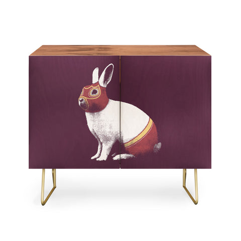 Florent Bodart Rabbit Wrestler Lapin Catcheur Credenza