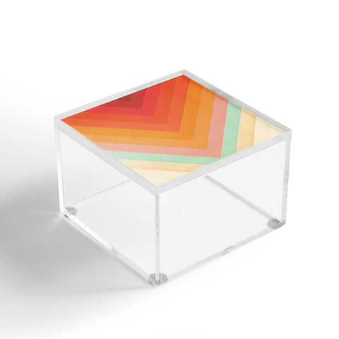 Florent Bodart Rainbow Chevrons Acrylic Box