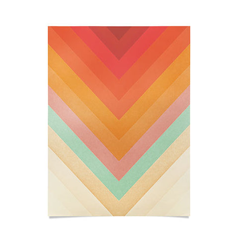 Florent Bodart Rainbow Chevrons Poster