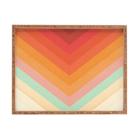 Florent Bodart Rainbow Chevrons Rectangular Tray