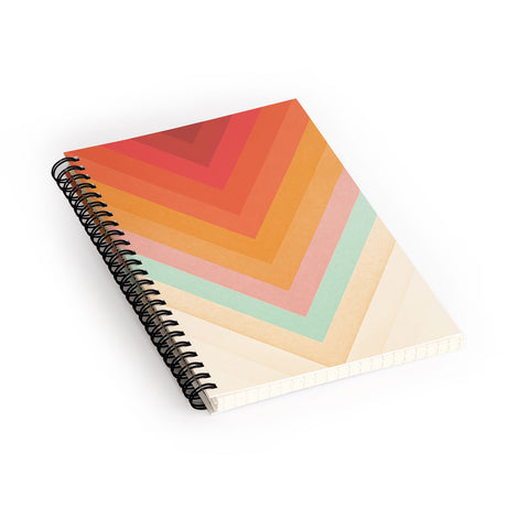 Florent Bodart Rainbow Chevrons Spiral Notebook