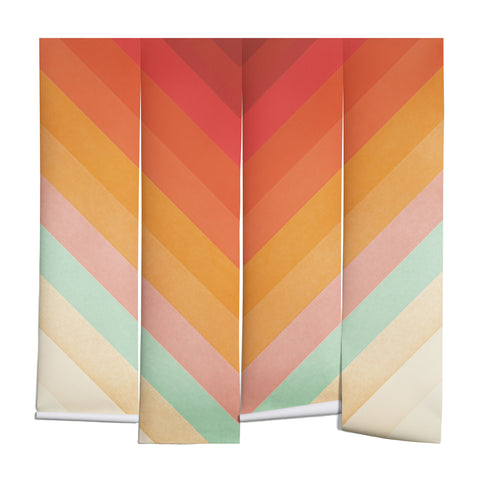Florent Bodart Rainbow Chevrons Wall Mural