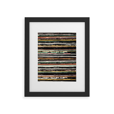 Florent Bodart Recordsss Framed Art Print