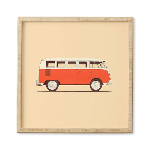 Florent Bodart Red Van Framed Wall Art