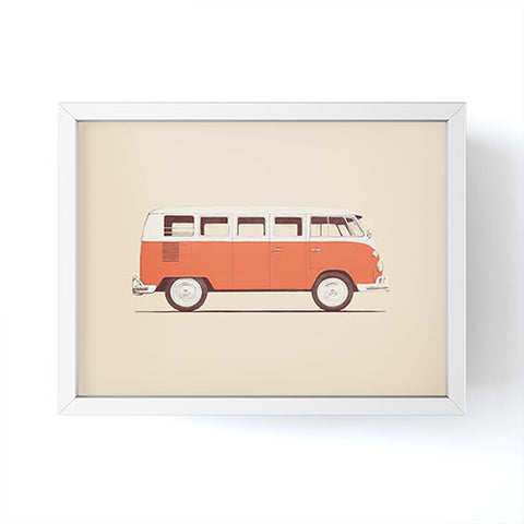 Florent Bodart Red Van Framed Mini Art Print