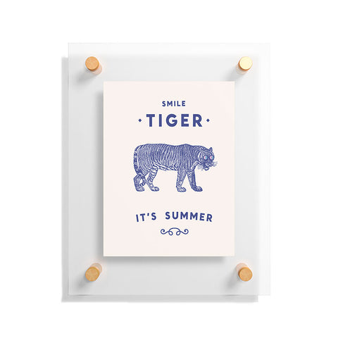 Florent Bodart Smile Tiger Floating Acrylic Print
