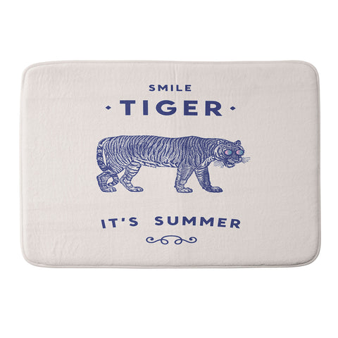 Florent Bodart Smile Tiger Memory Foam Bath Mat