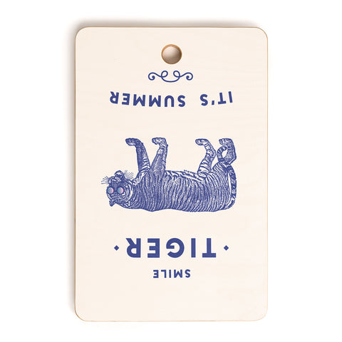 Florent Bodart Smile Tiger Cutting Board Rectangle