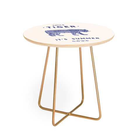 Florent Bodart Smile Tiger Round Side Table