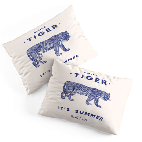 Florent Bodart Smile Tiger Pillow Shams