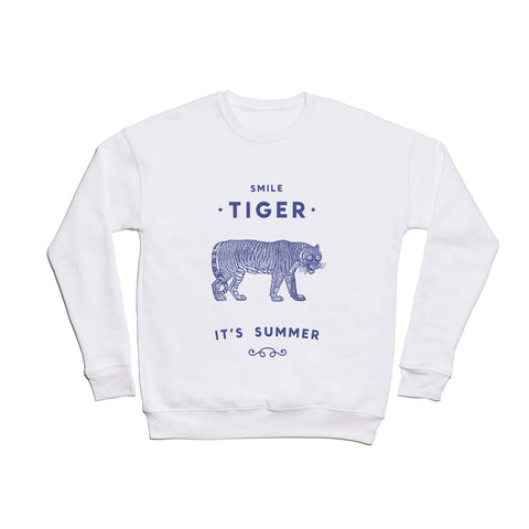 Florent Bodart Smile Tiger Crewneck Sweatshirt